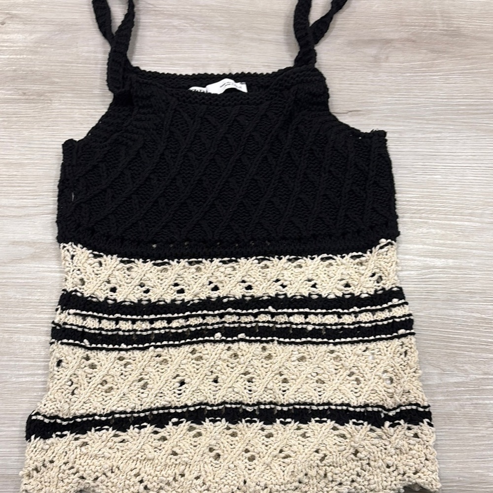 Stylish Black and Cream Kids Dress